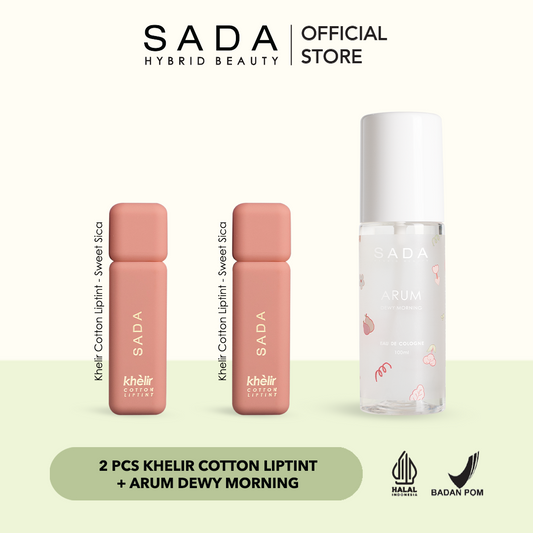 [11.11 SALE] Khelir Cotton Liptint Sweet Sica & Arum Dewy Morning Cologne