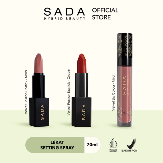 [11.11 SALE] Velvet Passion Matte Lipstick Mala - Orapin & Velvet Lipcolour Mirah