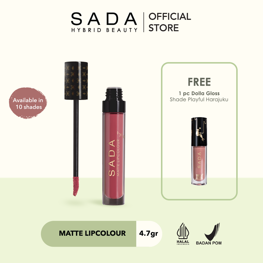 [BUY 1 GET 1] Matte Lipcolour (GET FREE Dolla Gloss Playful Harajuku)