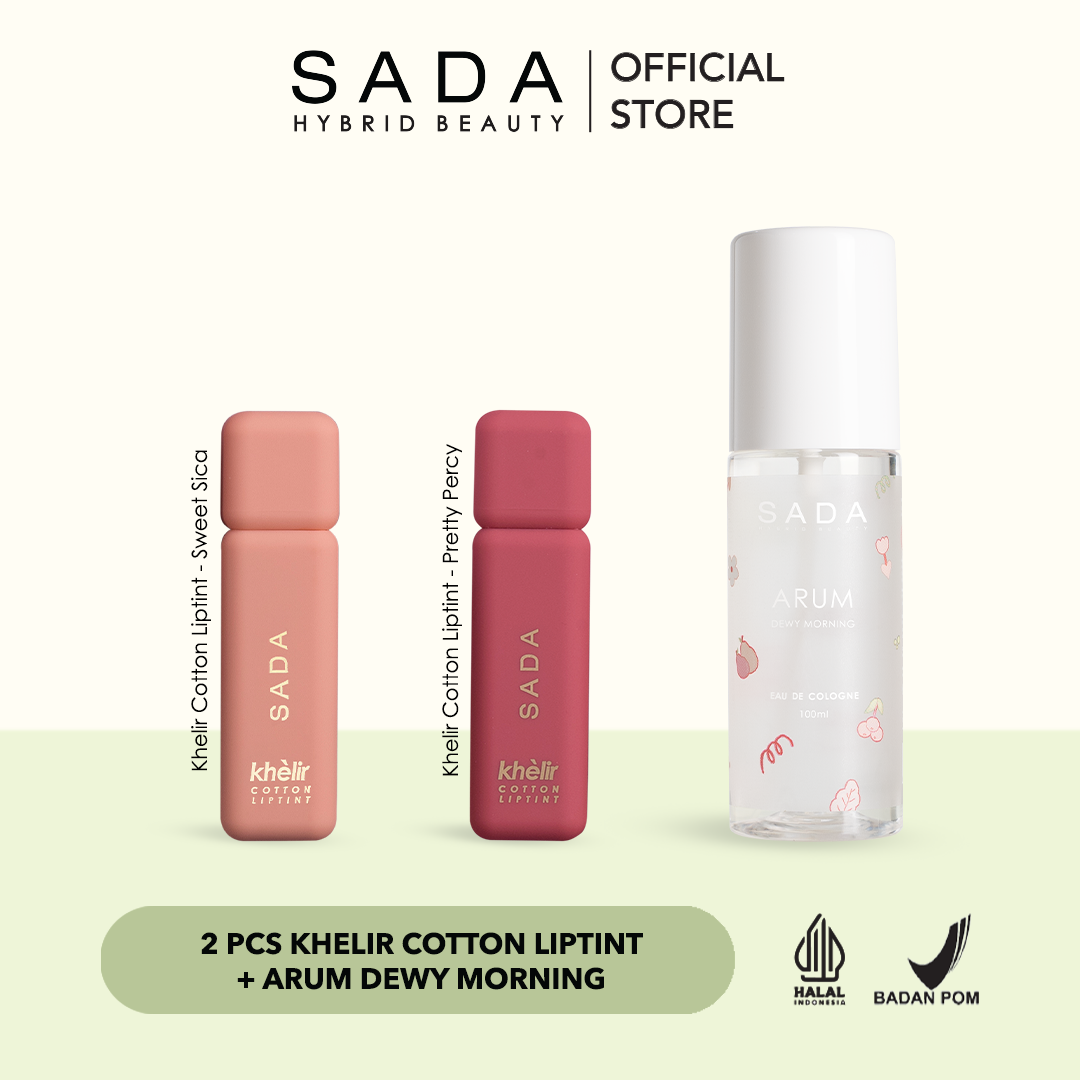 [11.11 SALE] Khelir Cotton Liptint Sweet Sica - Pretty Percy & Arum Dewy Morning Cologne